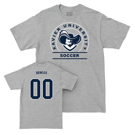 Women's Soccer Sport Grey Logo Tee - Ashley Bowles