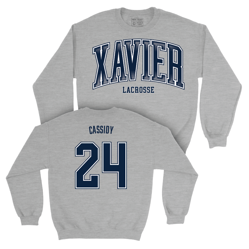 Women's Lacrosse Sport Grey Arch Crew  - Julie Cassidy