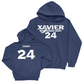 Women's Lacrosse Navy Wordmark Hoodie  - Julie Cassidy