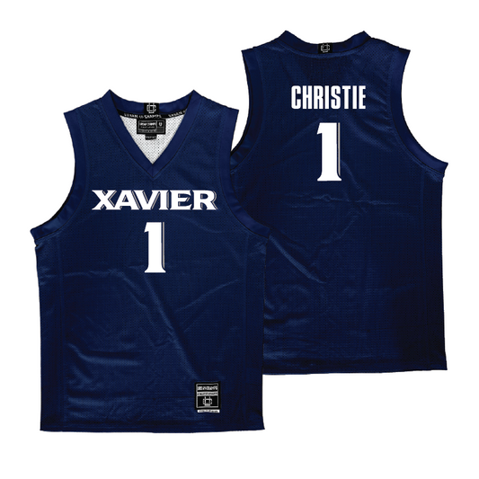 Xavier Women's Basketball Navy Jersey - Loren Christie