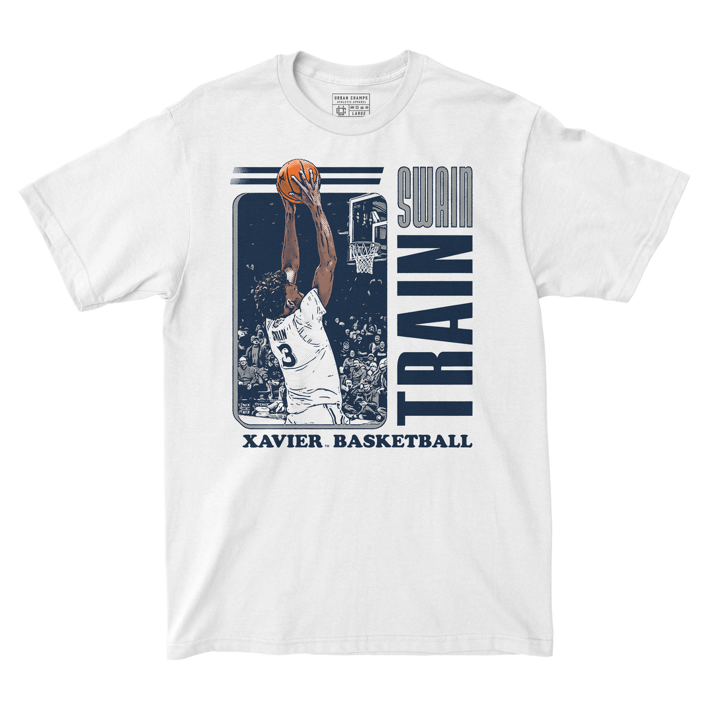 EXCLUSIVE RELEASE: Dailyn Swain "Swain Train" Cartoon White Tee