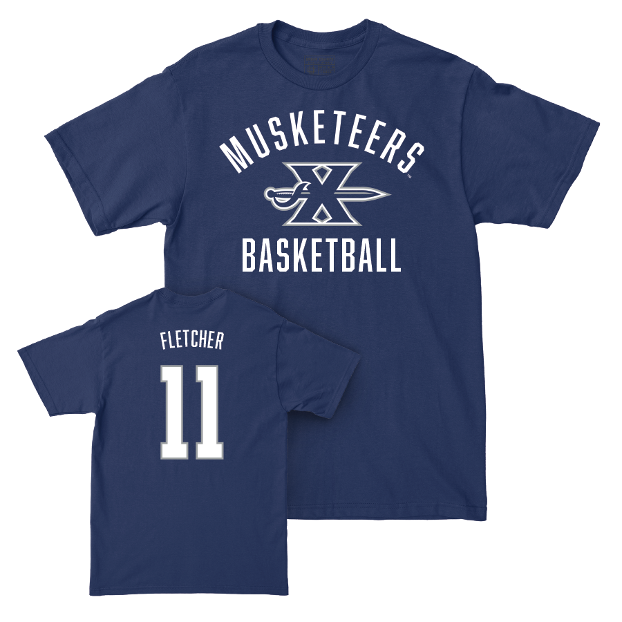 Men's Basketball Navy Classic Tee  - Cam'Ron Fletcher