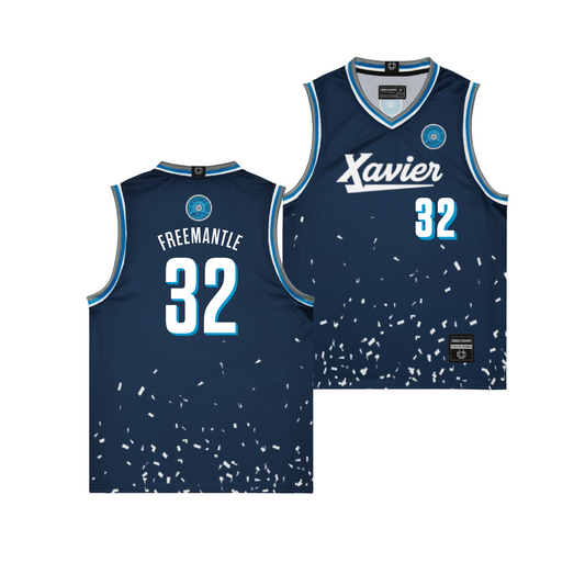 Xavier Mens Basketball 2025 Campus Edition Jersey - Zach Freemantle