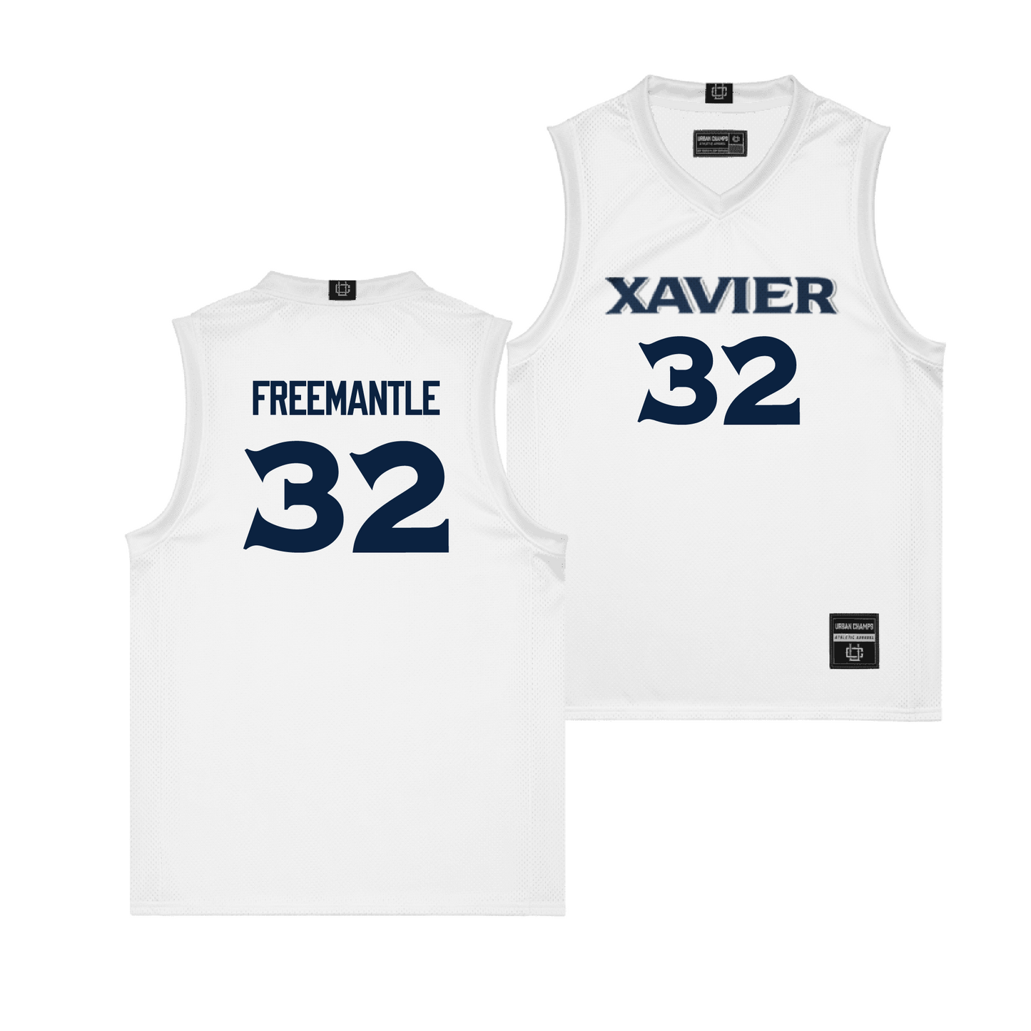 Xavier Men's Basketball White Jersey - Zach Freemantle