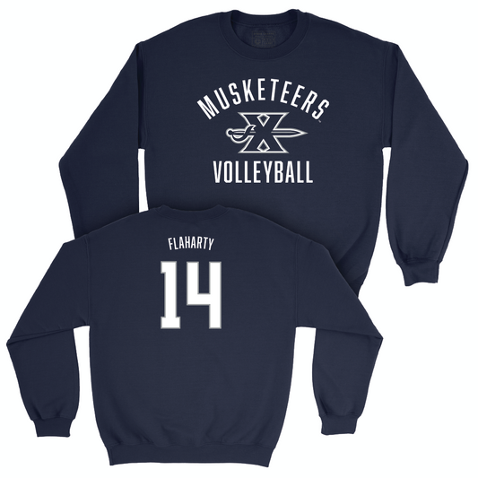 Women's Volleyball Navy Classic Crew  - Catherine Flaharty