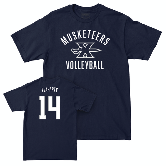 Women's Volleyball Navy Classic Tee  - Catherine Flaharty