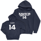 Women's Volleyball Navy Wordmark Hoodie  - Catherine Flaharty