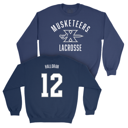 Women's Lacrosse Navy Classic Crew  - Dylan Halloran