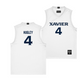 Xavier Men's Basketball White Jersey  - John Hugley