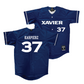 Xavier Baseball Navy Jersey - Joseph Karpierz | #37