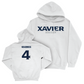 Men's Soccer White Staple Hoodie  - Luke Kegerreis