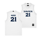 Xavier Men's Basketball White Jersey  - Dante Maddox