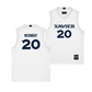 Xavier Men's Basketball White Jersey - Dayvion McKnight