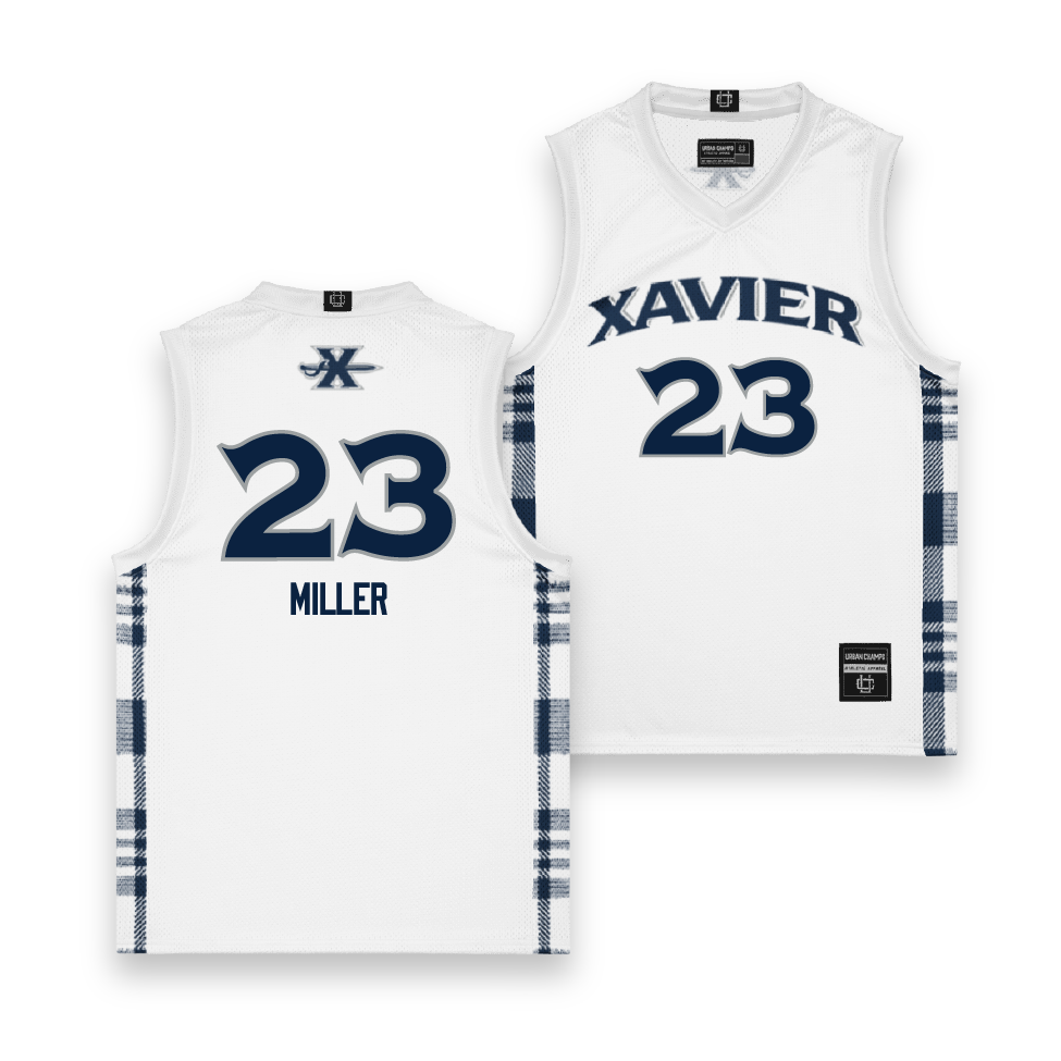 EXCLUSIVE: Xavier Winter Basketball Jersey - Jordan Miller