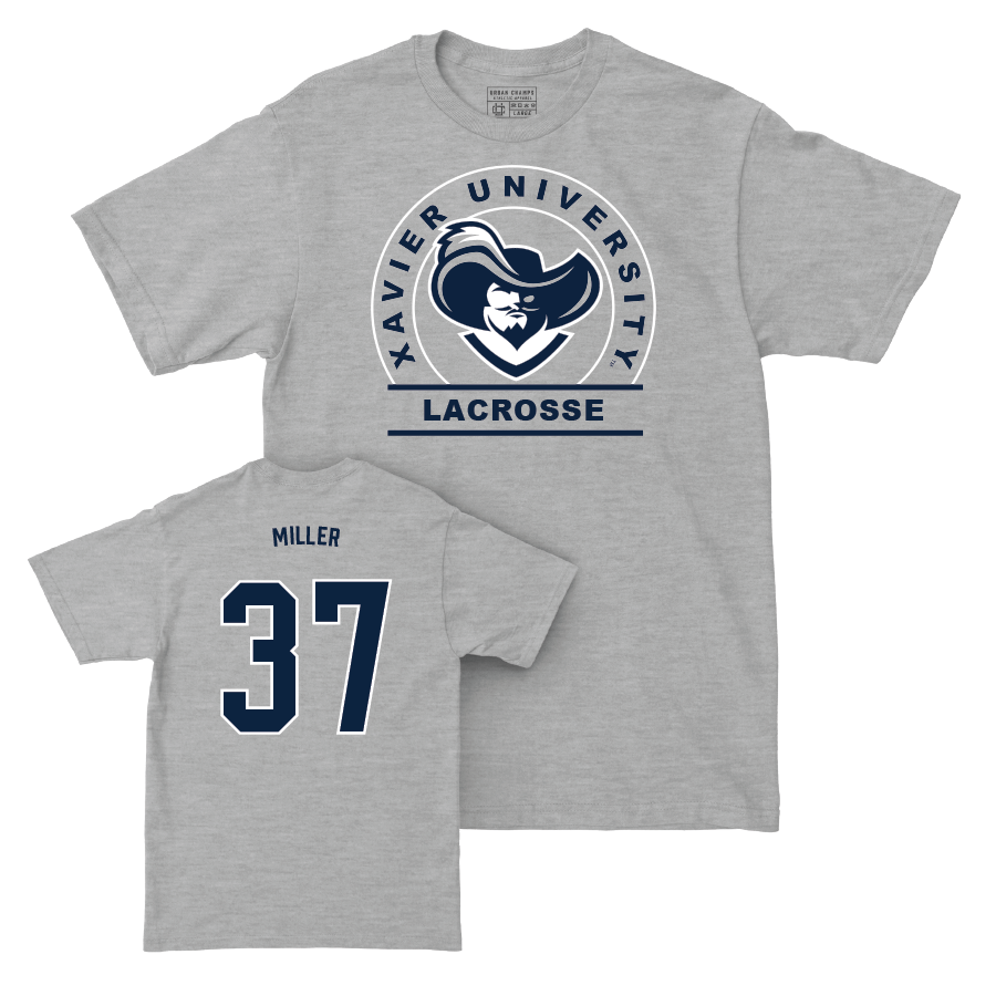 Women's Lacrosse Sport Grey Logo Tee   - Mya Miller