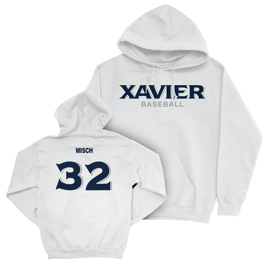 Baseball White Staple Hoodie - Connor Misch