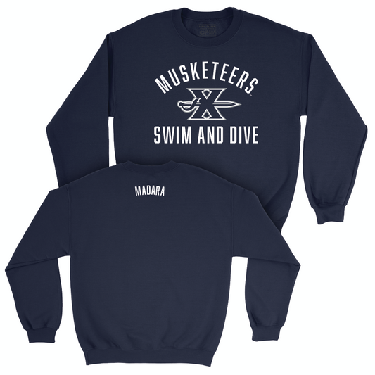 Women's Swim & Dive Navy Classic Crew  - Teegan Madara