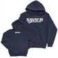 Women's Swim & Dive Navy Wordmark Hoodie  - Teegan Madara