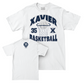 Men's Basketball White Hardwood Comfort Colors Tee  - Bob Nunge