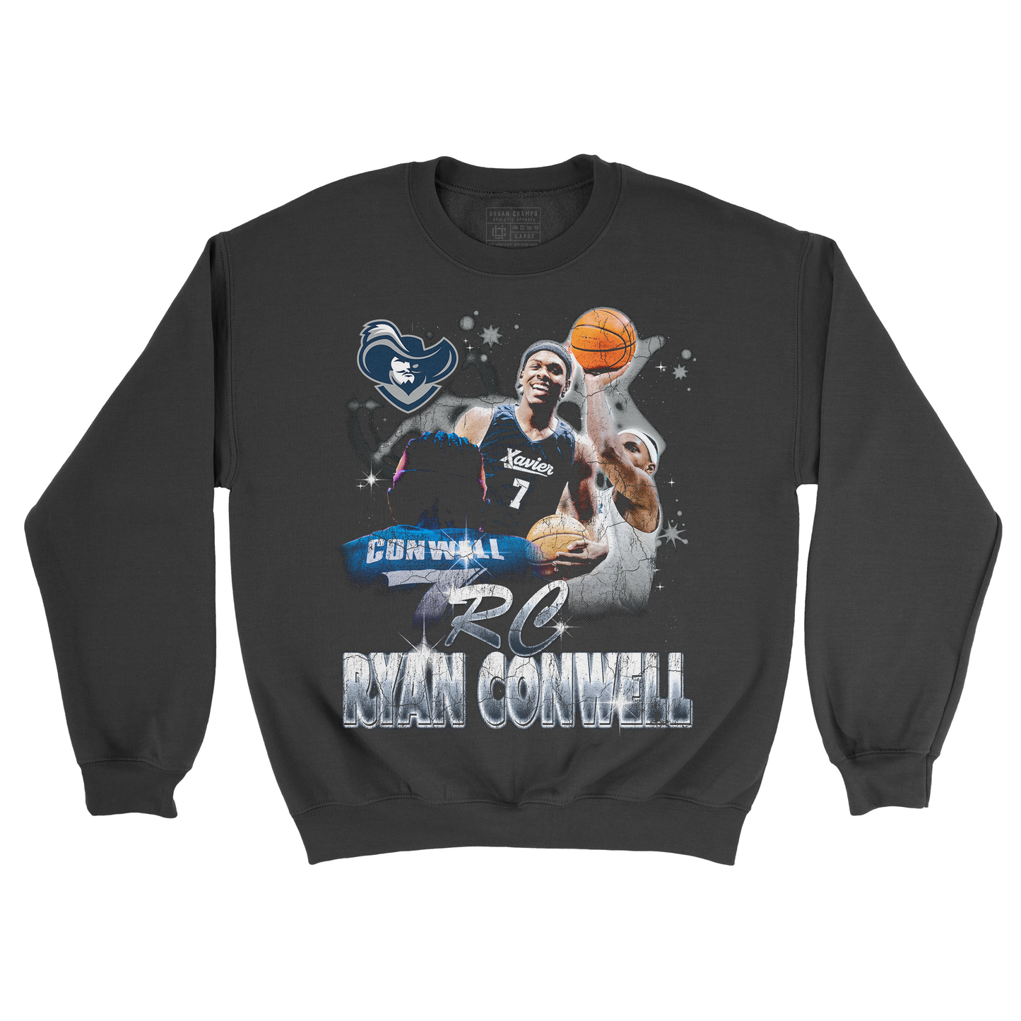 EXCLUSIVE RELEASE: Ryan Conwell 90s Graphic Black Crew