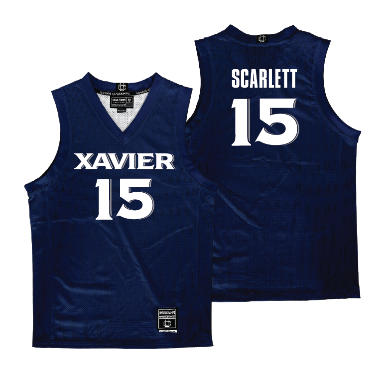 Xavier Women's Basketball Navy Jersey - Mackayla Scarlett