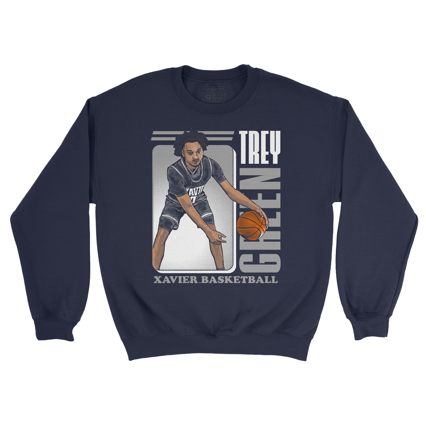 EXCLUSIVE RELEASE: Trey Green Illustrated Navy Crew