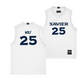 Xavier Men's Basketball White Jersey  - Michael Wolf