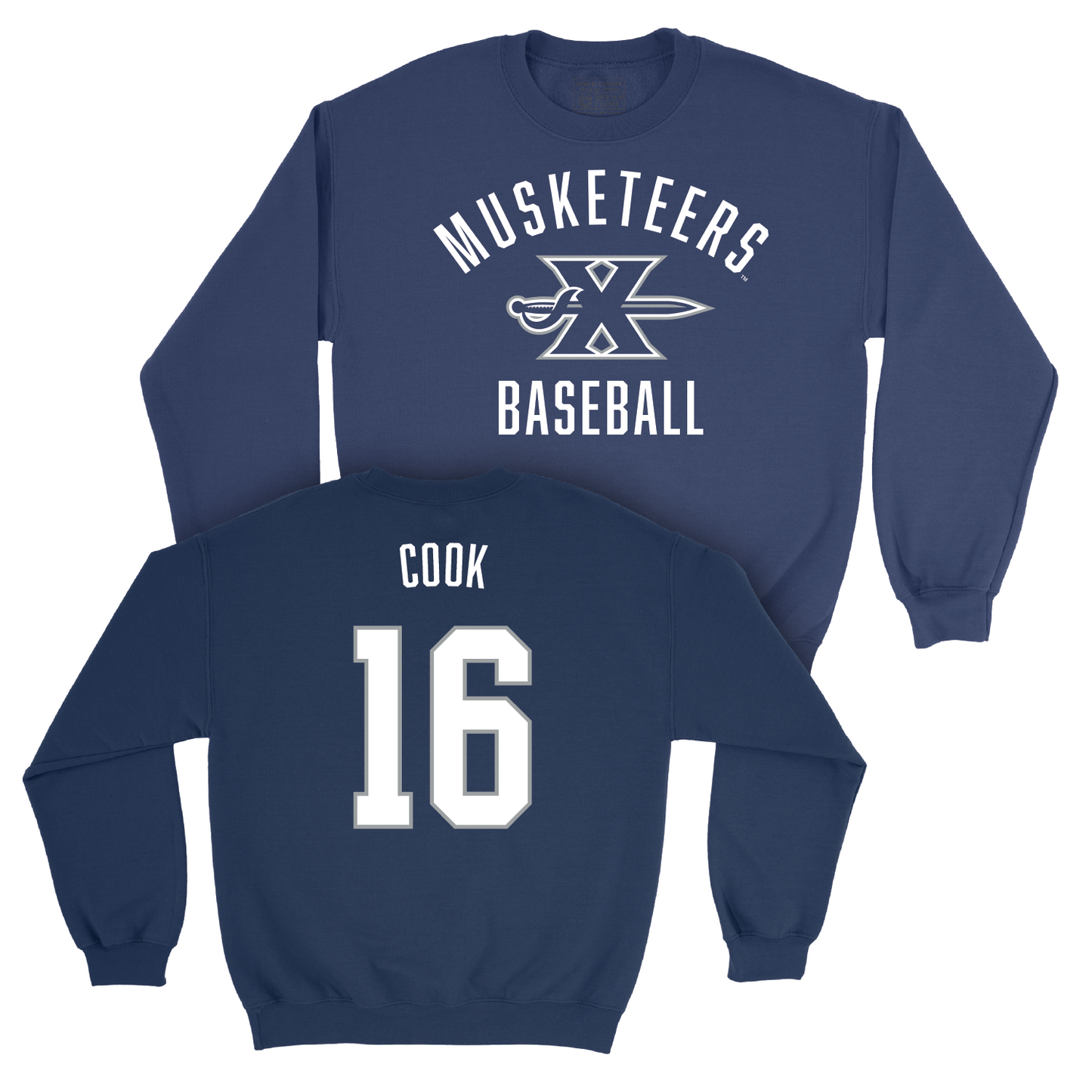 Baseball Navy Classic Crew - Aiden Cook Youth Small