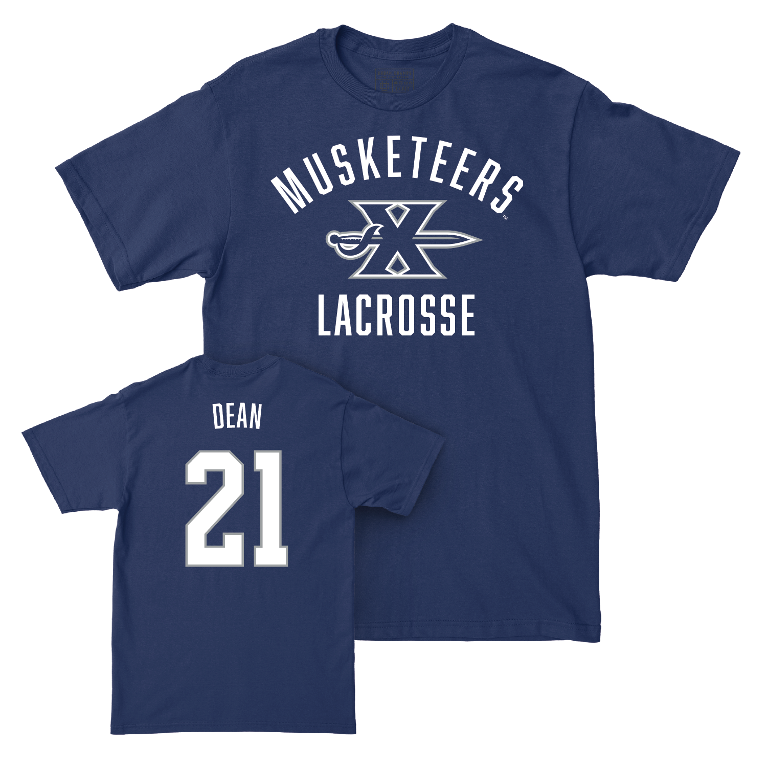 Women's Lacrosse Navy Classic Tee - Aubrey Dean Youth Small