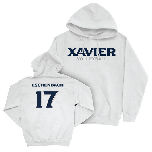 Women's Volleyball White Staple Hoodie - Annie Eschenbach Youth Small