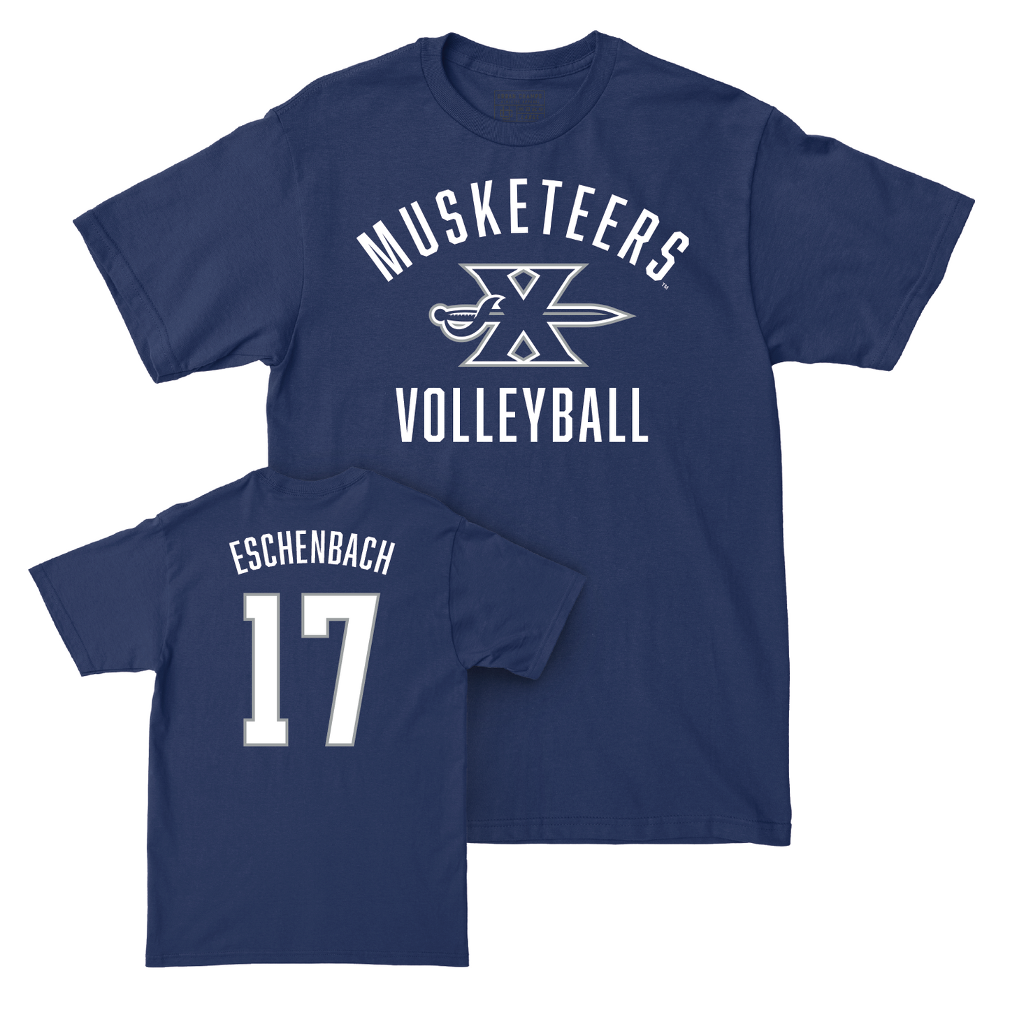 Women's Volleyball Navy Classic Tee - Annie Eschenbach Youth Small