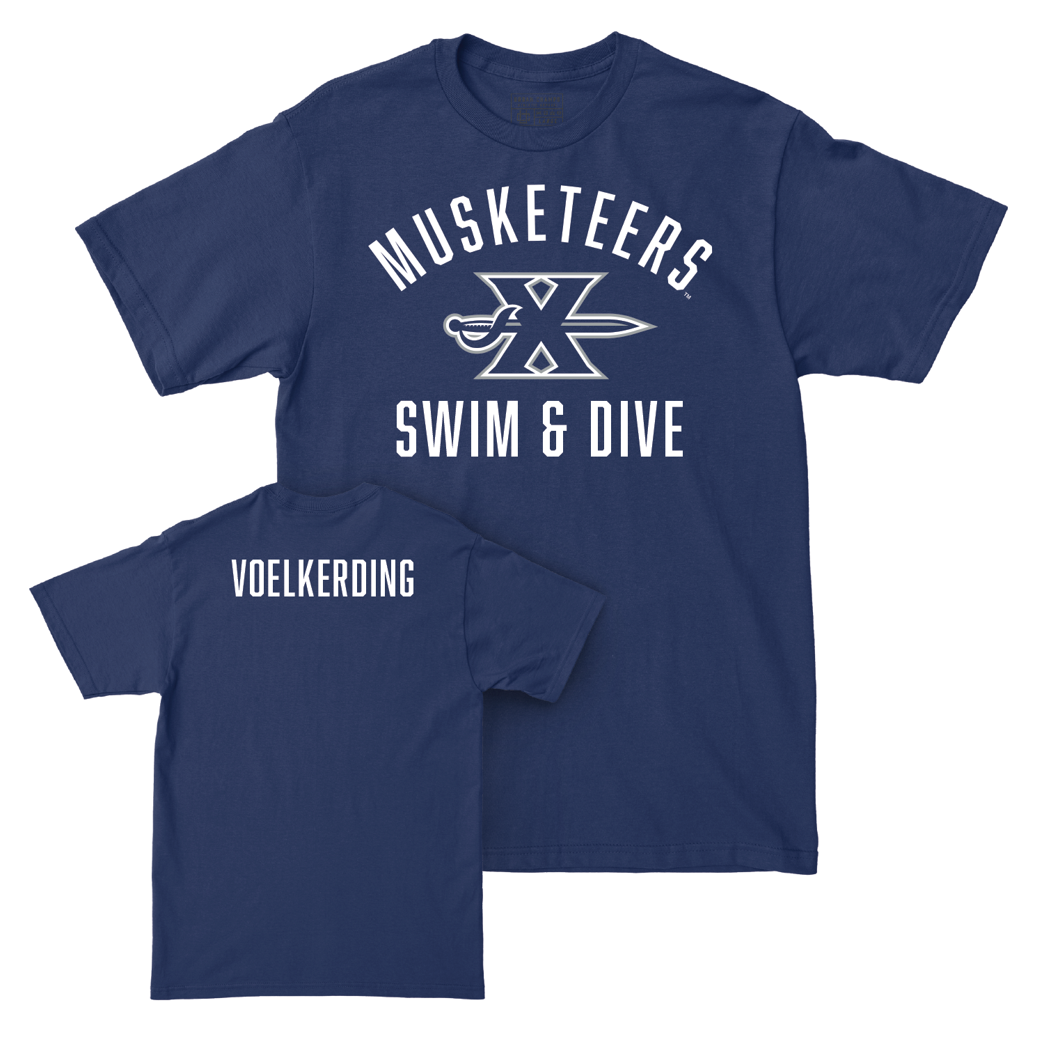 Women's Swim & Dive Navy Classic Tee - Anna Voelkerding Youth Small