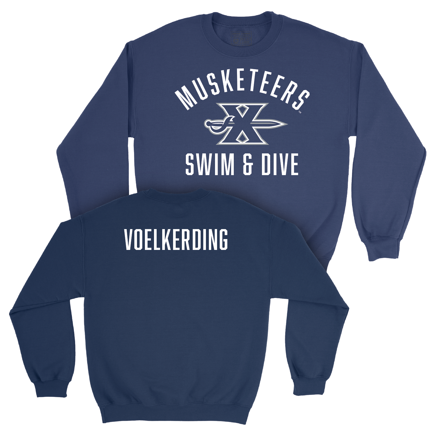 Women's Swim & Dive Navy Classic Crew - Anna Voelkerding Youth Small