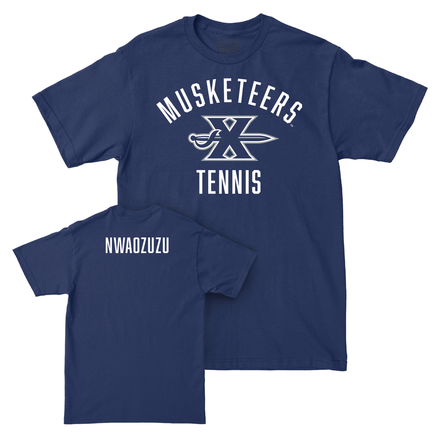 Women's Tennis Navy Classic Tee - Blessing Nwaozuzu Youth Small