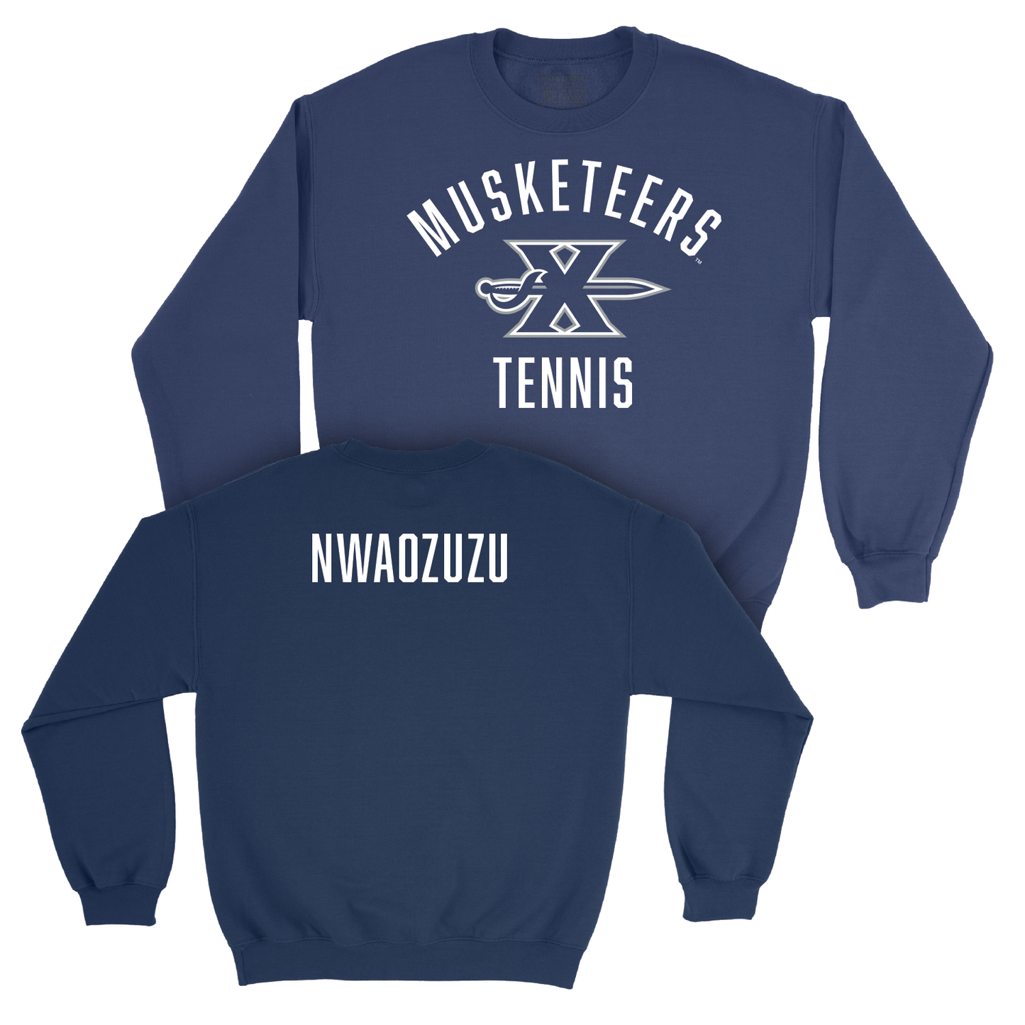 Women's Tennis Navy Classic Crew - Blessing Nwaozuzu Youth Small