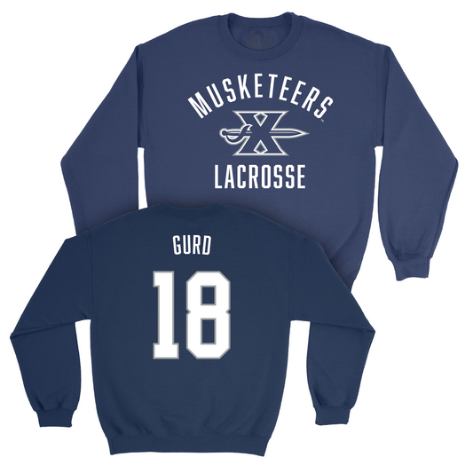 Women's Lacrosse Navy Classic Crew - Catherine Gurd Youth Small