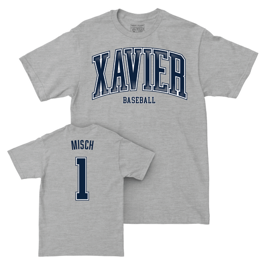 Baseball Sport Grey Arch Tee - Connor Misch Youth Small