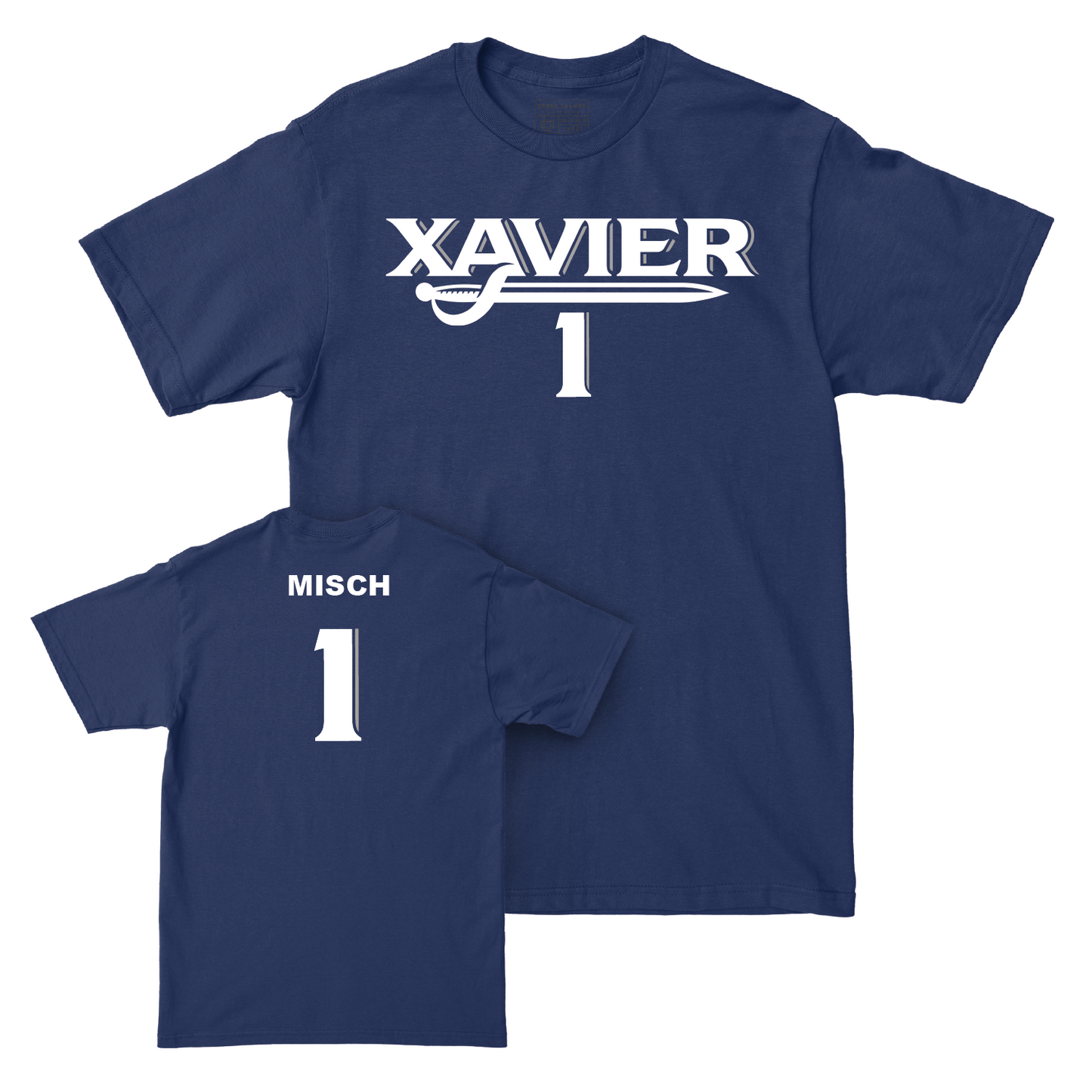 Baseball Navy Woodmark Tee - Connor Misch Youth Small