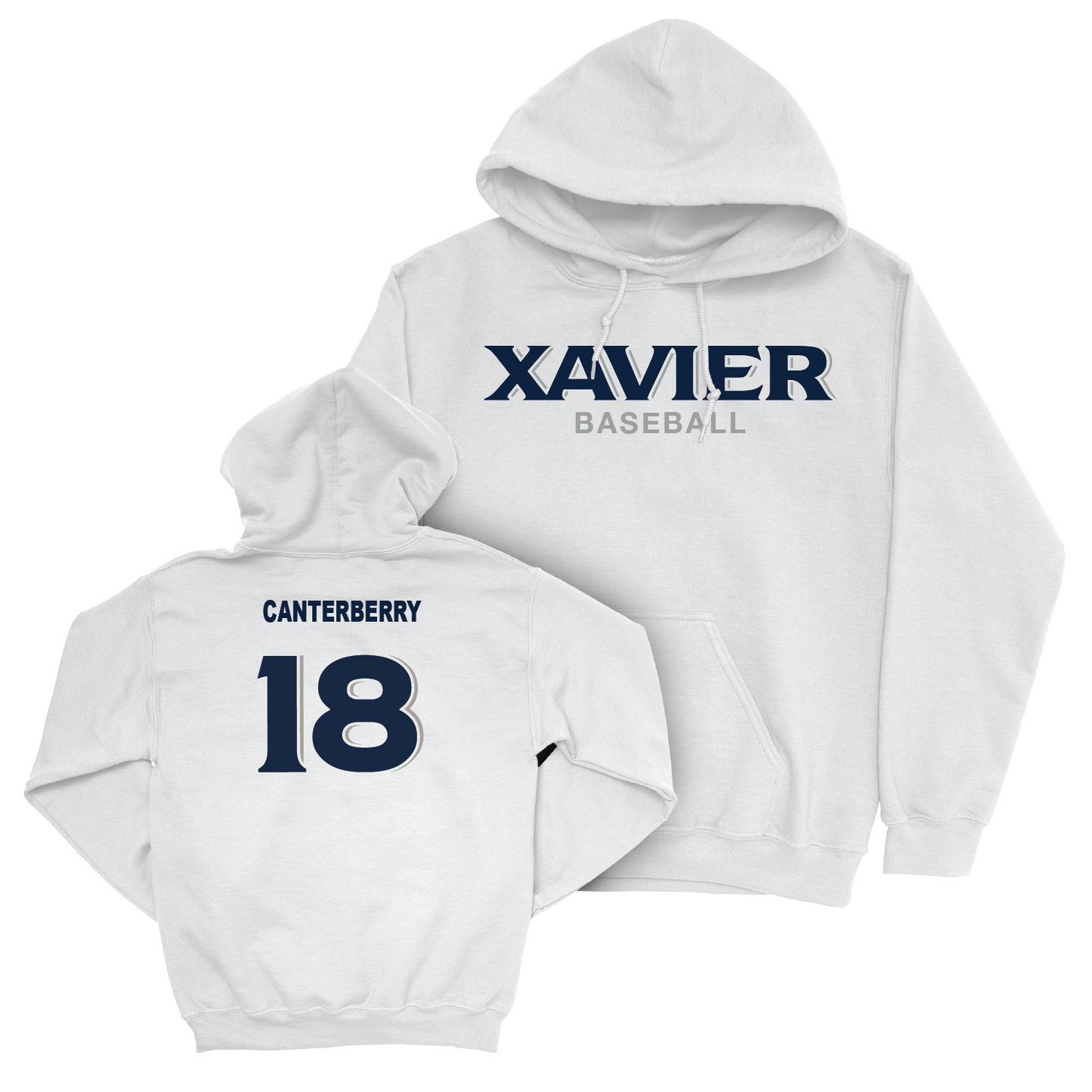 Baseball White Staple Hoodie - Donavan Canterberry Youth Small