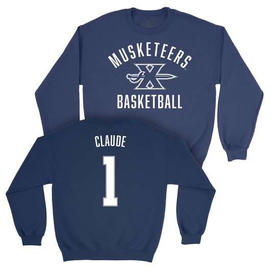 Men's Basketball Navy Classic Crew - Desmond Claude Youth Small