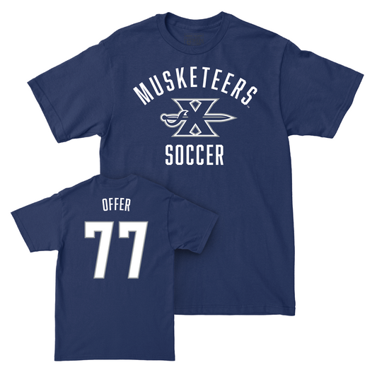 Women's Soccer Navy Classic Tee - Ella Offer Youth Small