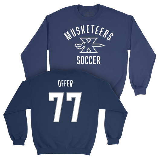 Women's Soccer Navy Classic Crew - Ella Offer Youth Small