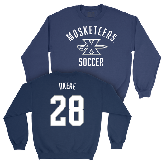 Men's Soccer Navy Classic Crew - Ekene Okeke Youth Small