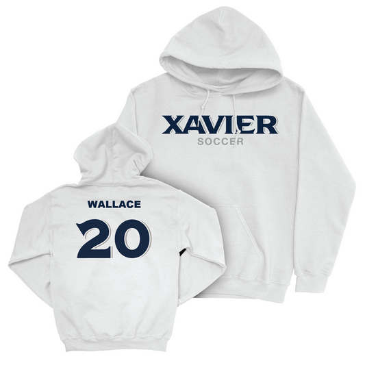 Women's Soccer White Staple Hoodie - Izzie Wallace Youth Small