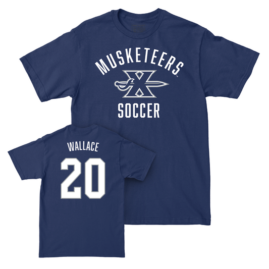 Women's Soccer Navy Classic Tee - Izzie Wallace Youth Small