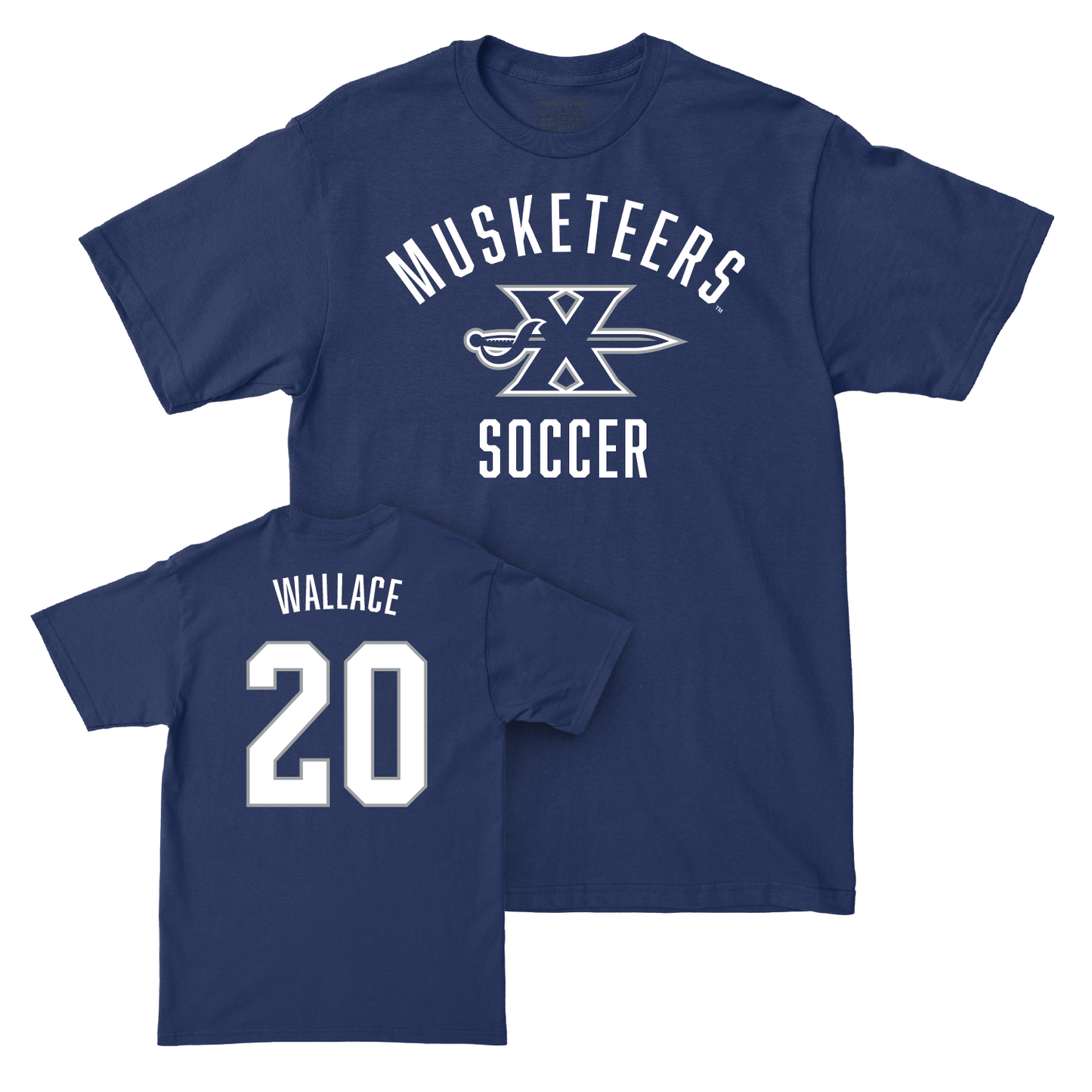 Women's Soccer Navy Classic Tee - Izzie Wallace Youth Small