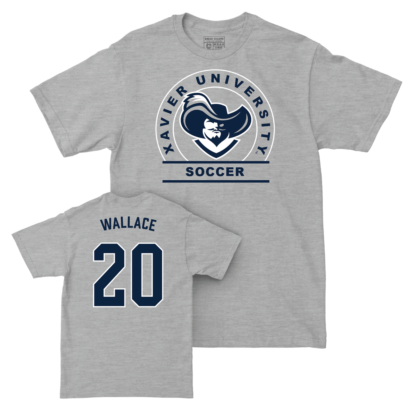 Women's Soccer Sport Grey Logo Tee - Izzie Wallace Youth Small