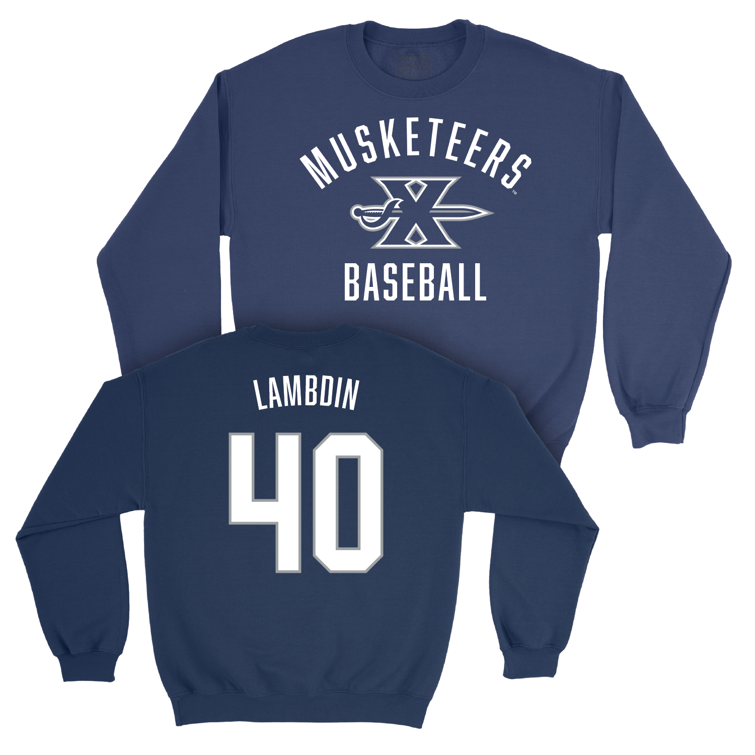 Baseball Navy Classic Crew - Jake Lambdin Youth Small