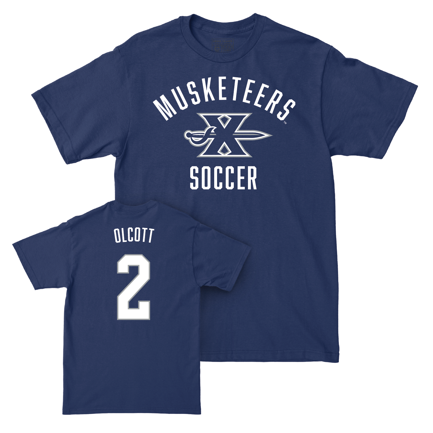 Women's Soccer Navy Classic Tee - Jane Olcott Youth Small