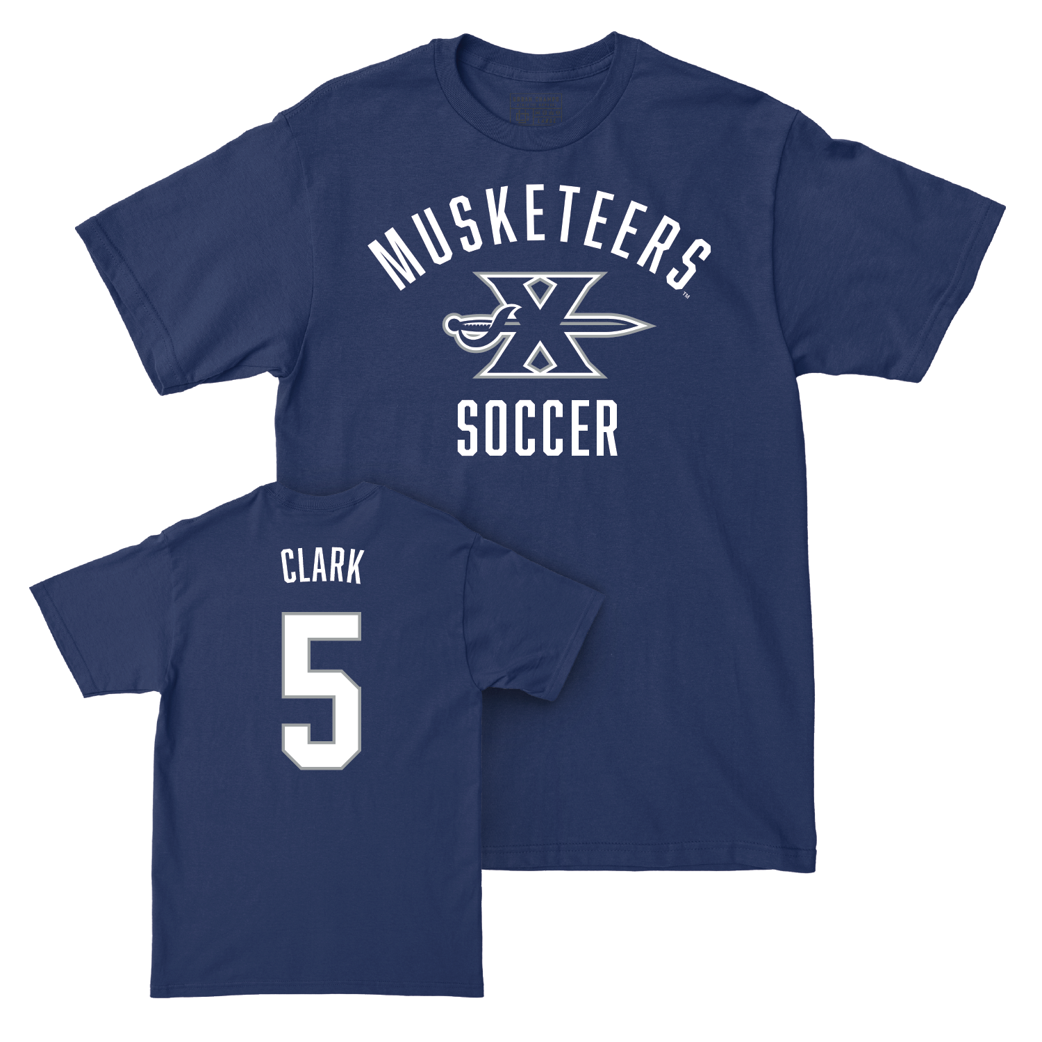 Women's Soccer Navy Classic Tee - Kennedy Clark Youth Small